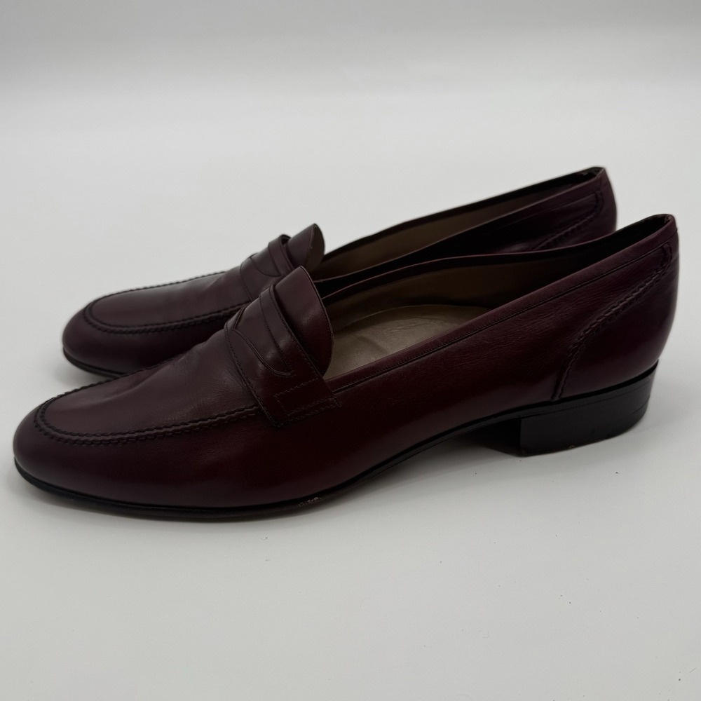 A.‎ Testoni Walter Newberger Penny Loafers Slip-On Men US 12 M Leather